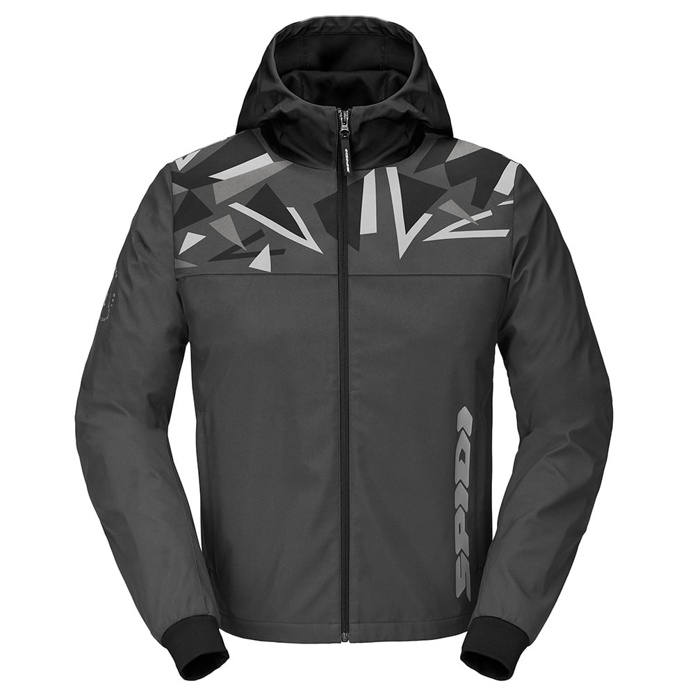 Image of Spidi Hoodie Evo Sport Anthracite Black Size L EN