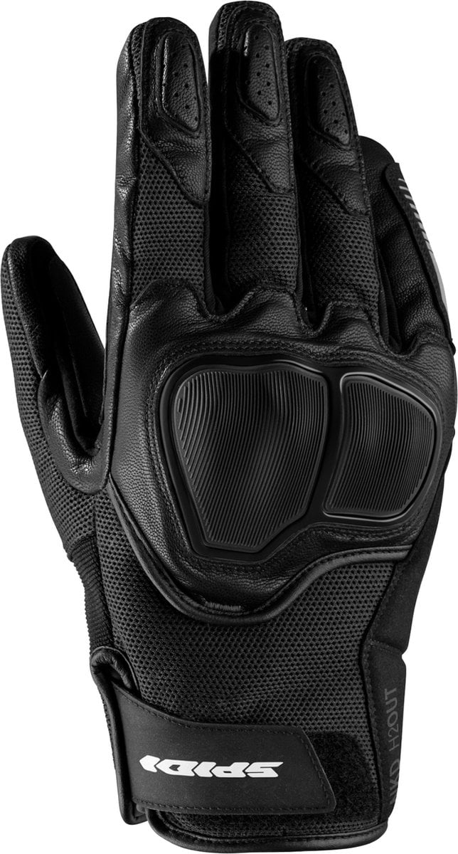 Image of Spidi NKD Leather Gloves Black Talla XL