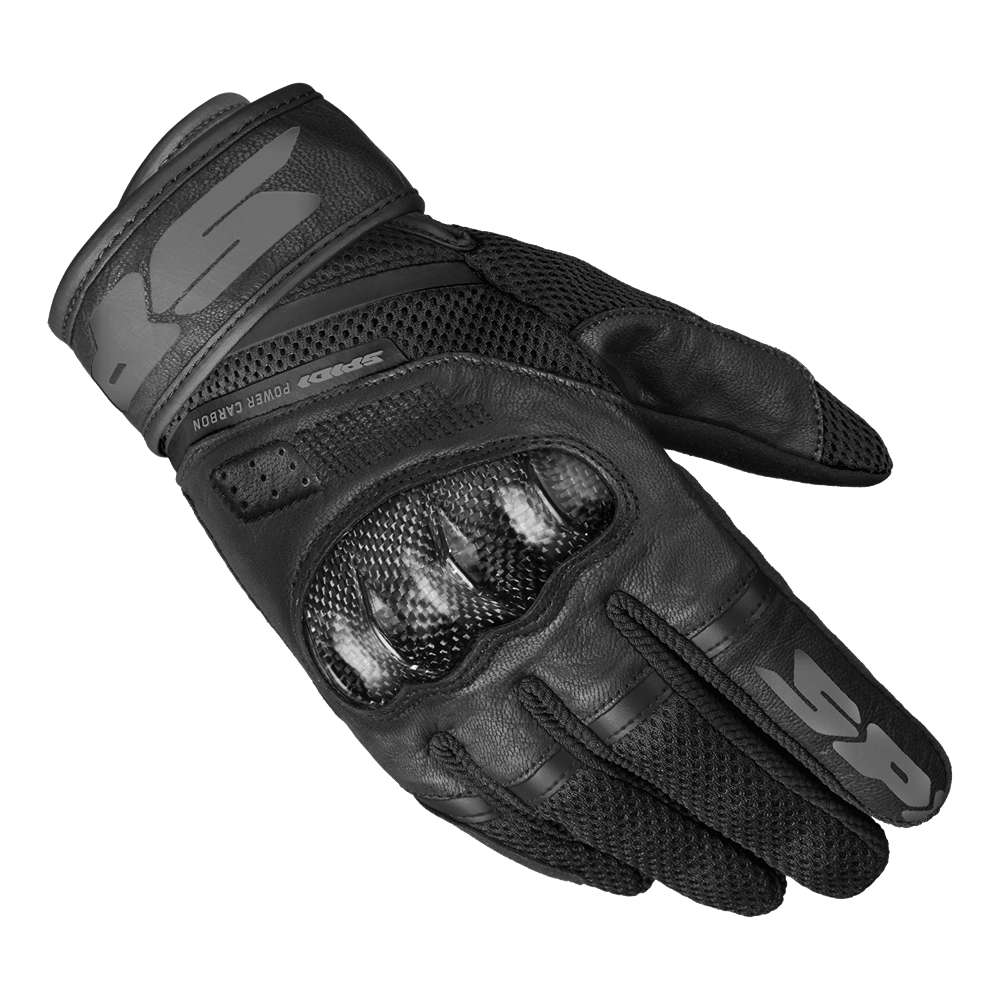 Image of Spidi Power Carbon Gloves Black Size M ID 8030161505849