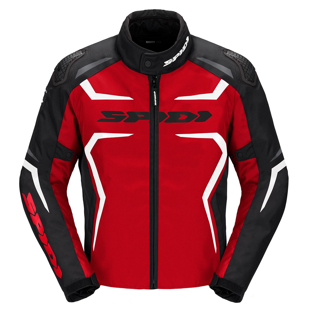 Image of Spidi Race Evo H2Out Jacket Black Red White Size L ID 8030161475432