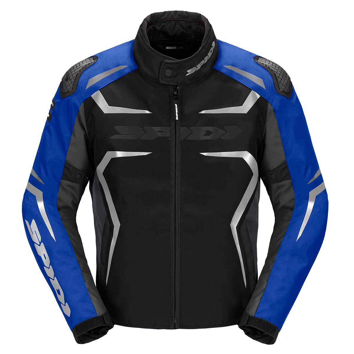 Image of Spidi Race Evo H2Out Schwarz Blau Silber Jacke Größe XL