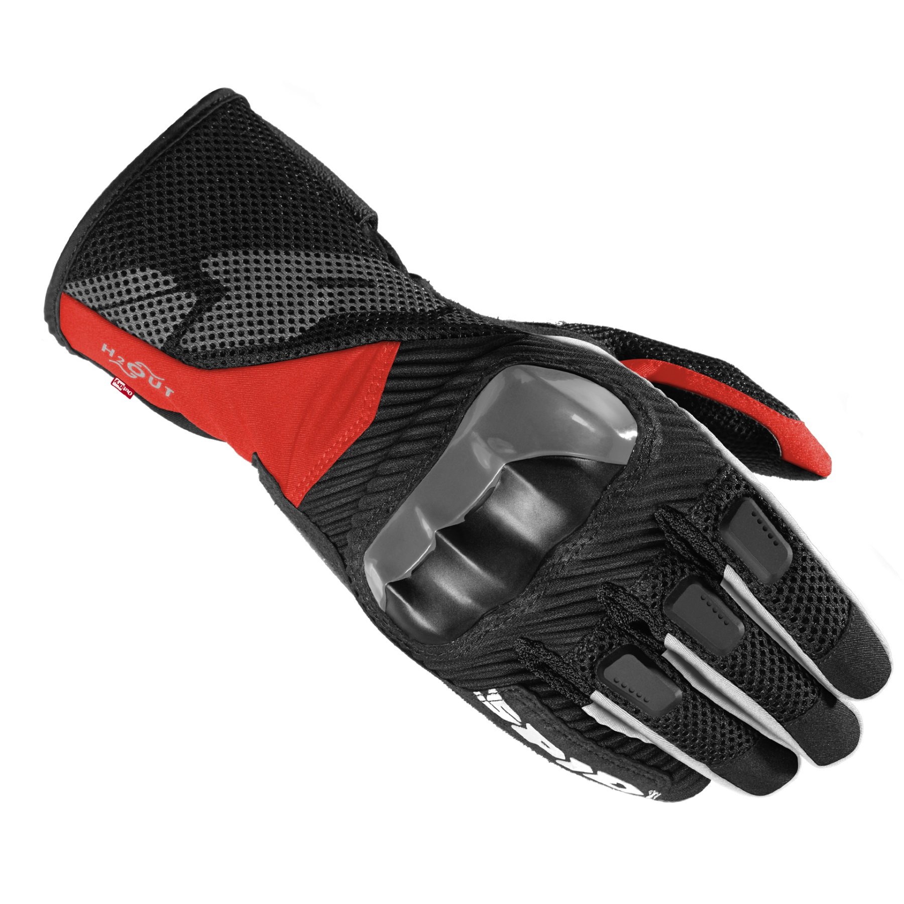 Image of Spidi Rainshield Black Red Size L ID 8030161307160