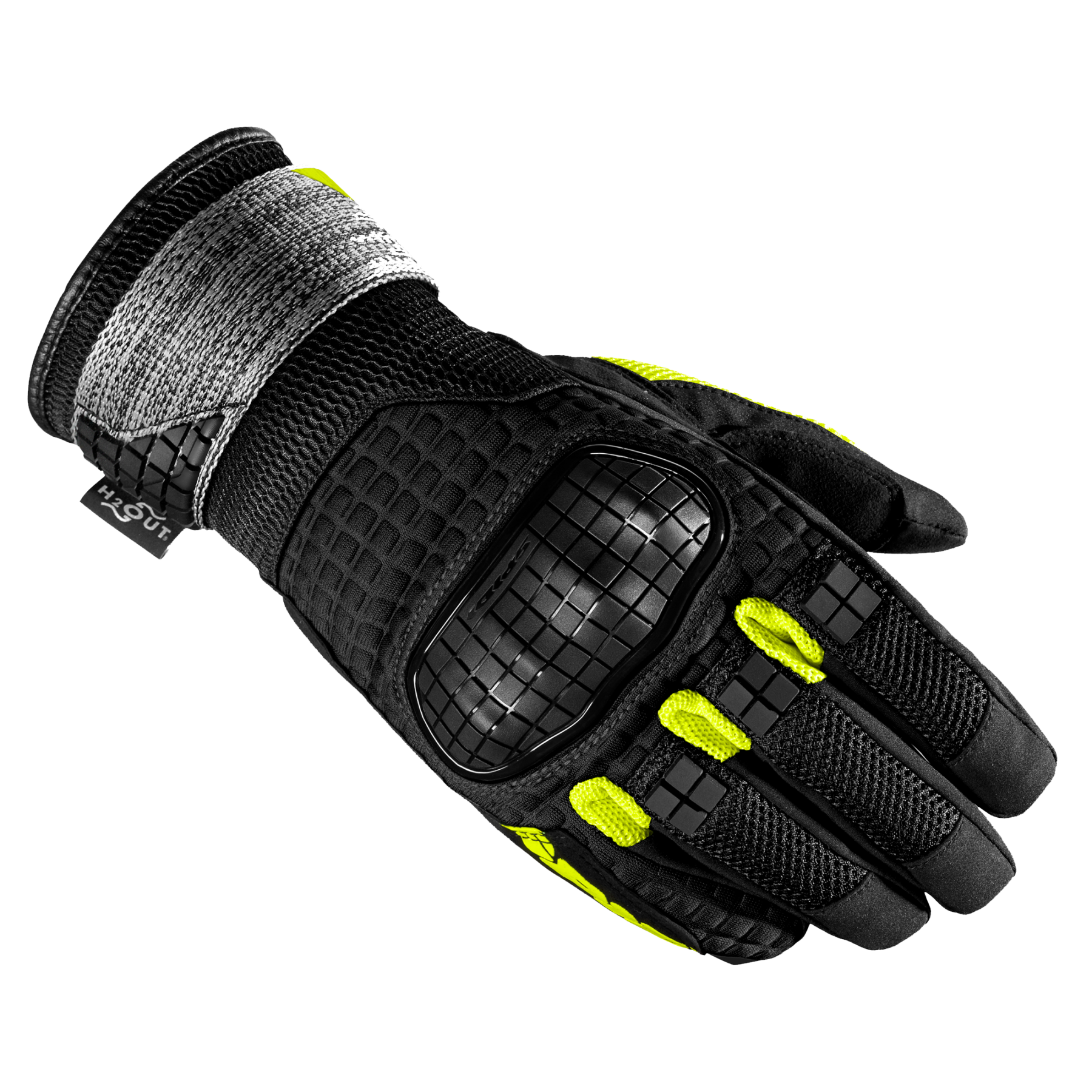 Image of Spidi Rainwarrior Gelb Fluo Handschuhe Größe S