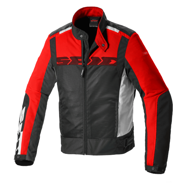 Image of Spidi Solar Net Sport Rouge CE Blouson Taille 2XL