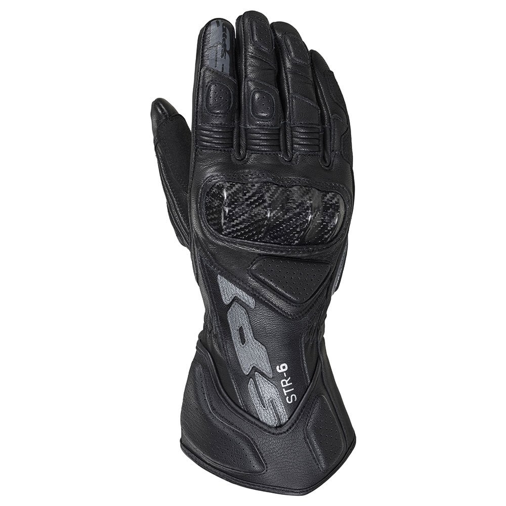 Image of Spidi Str-6 Schwarz Handschuhe Größe L