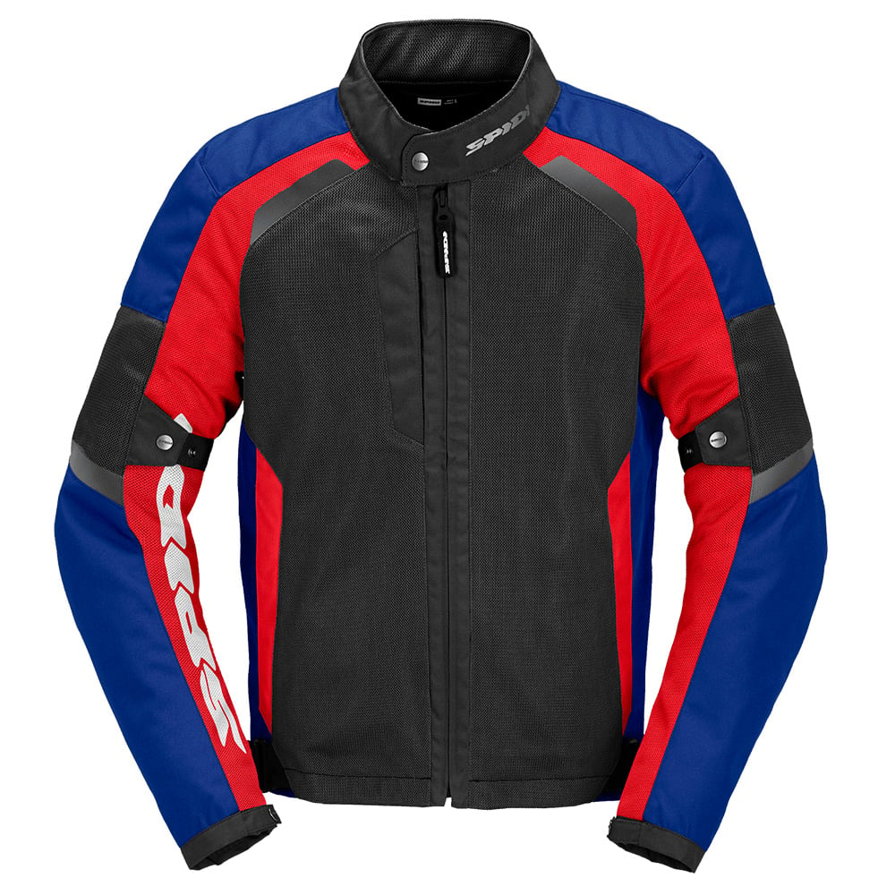 Image of Spidi Tek Net Jacket Black Red Blue Size 2XL ID 8030161484441