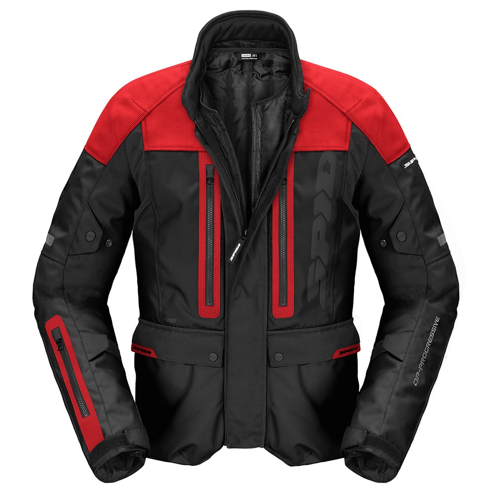 Image of Spidi Traveler 3 Evo Jacket Black Red Taille XL