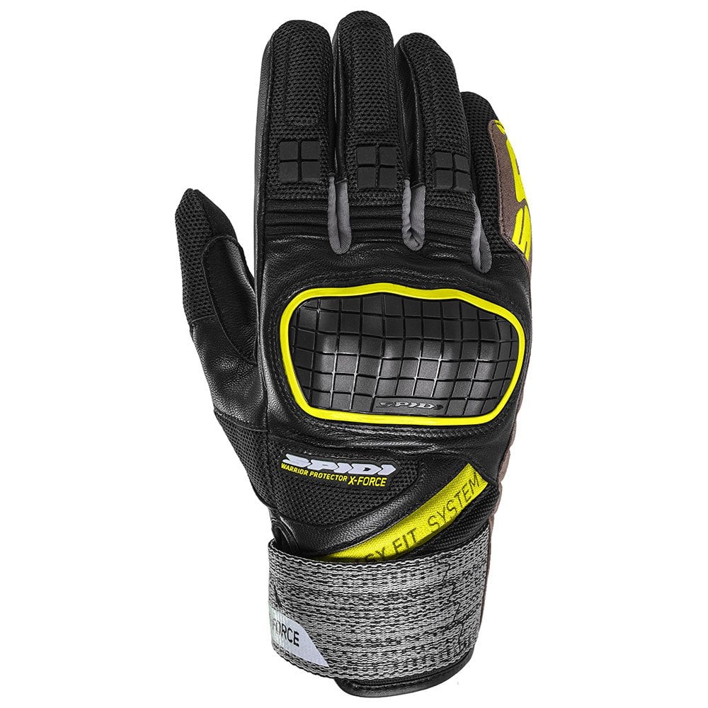 Image of Spidi X-Force Jaune Fluo Gants Taille 3XL