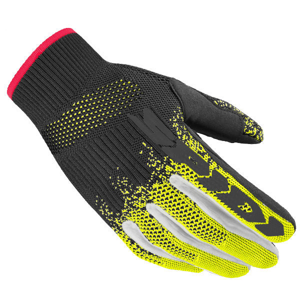 Image of Spidi X-Knit Schwarz Gelb Fluo Handschuhe Größe M
