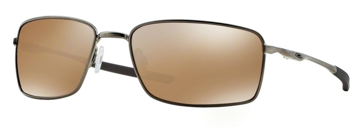 Image of Square Wire OO 4075 Sunglasses 06 Tungsten / Tungsten Iridium Polar