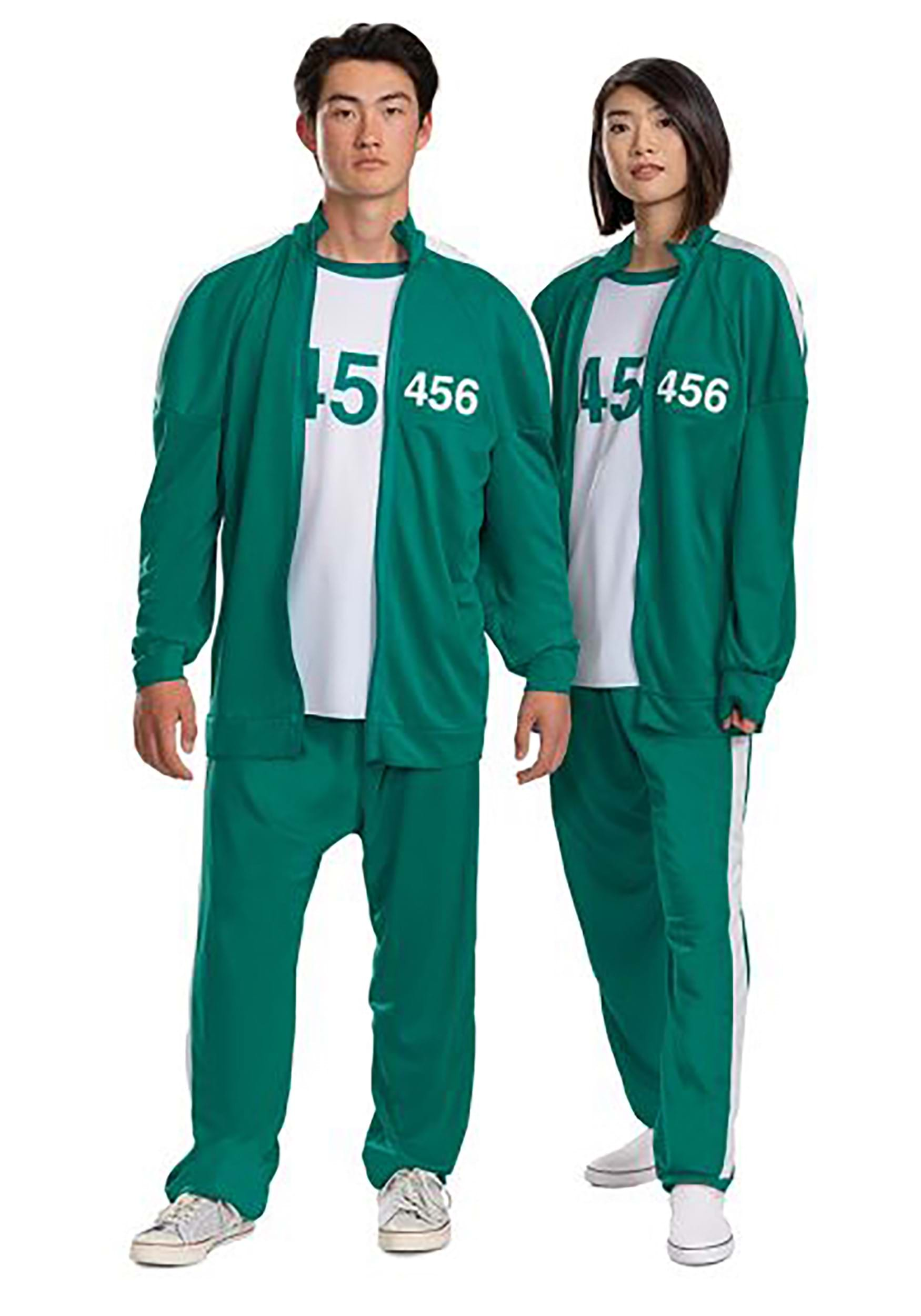 Image of Squid Game Adult Player 456 Track Suit ID DI144289-S/M