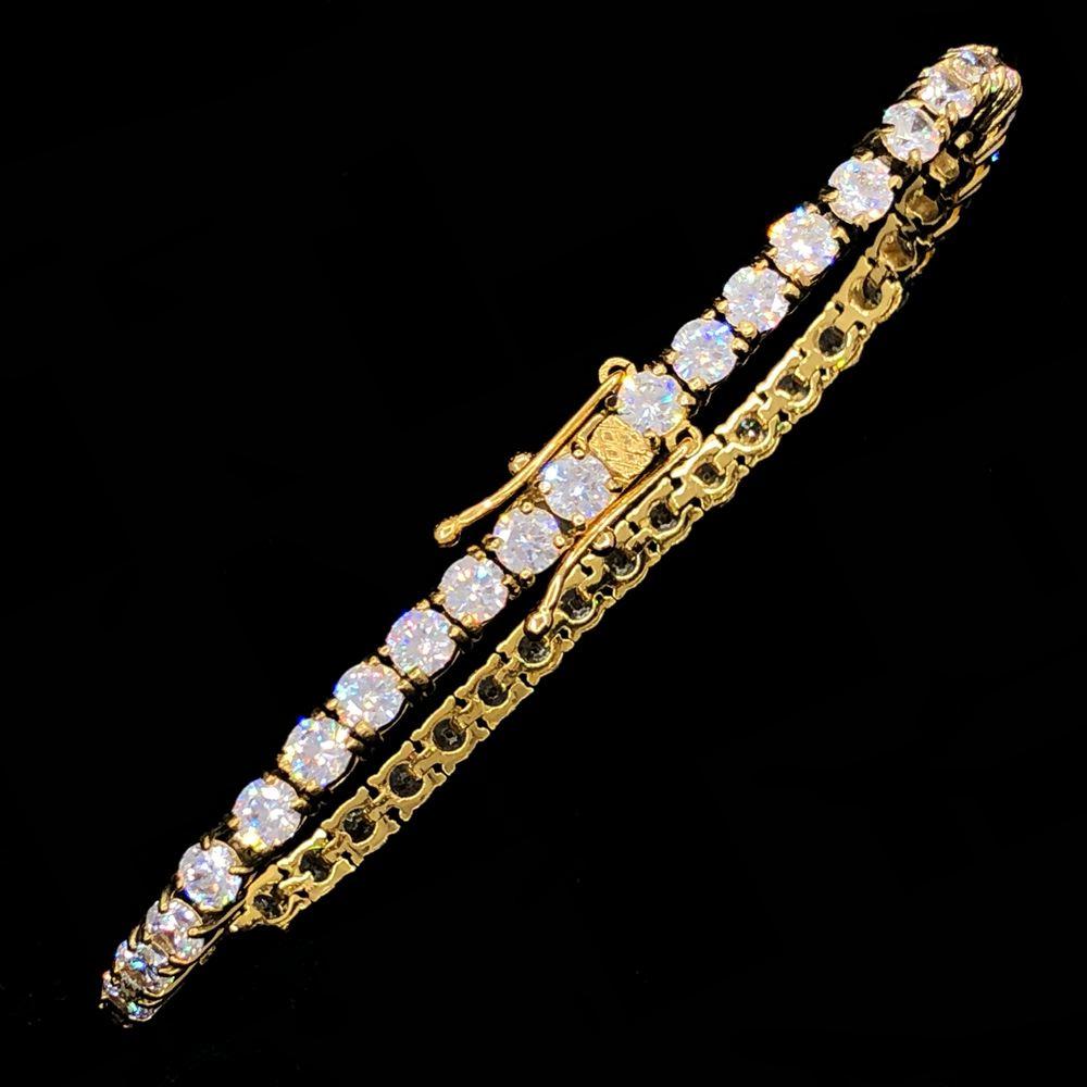 Image of Stainless Steel VVS Iced Out Tennis Bracelet ID 42755951132865