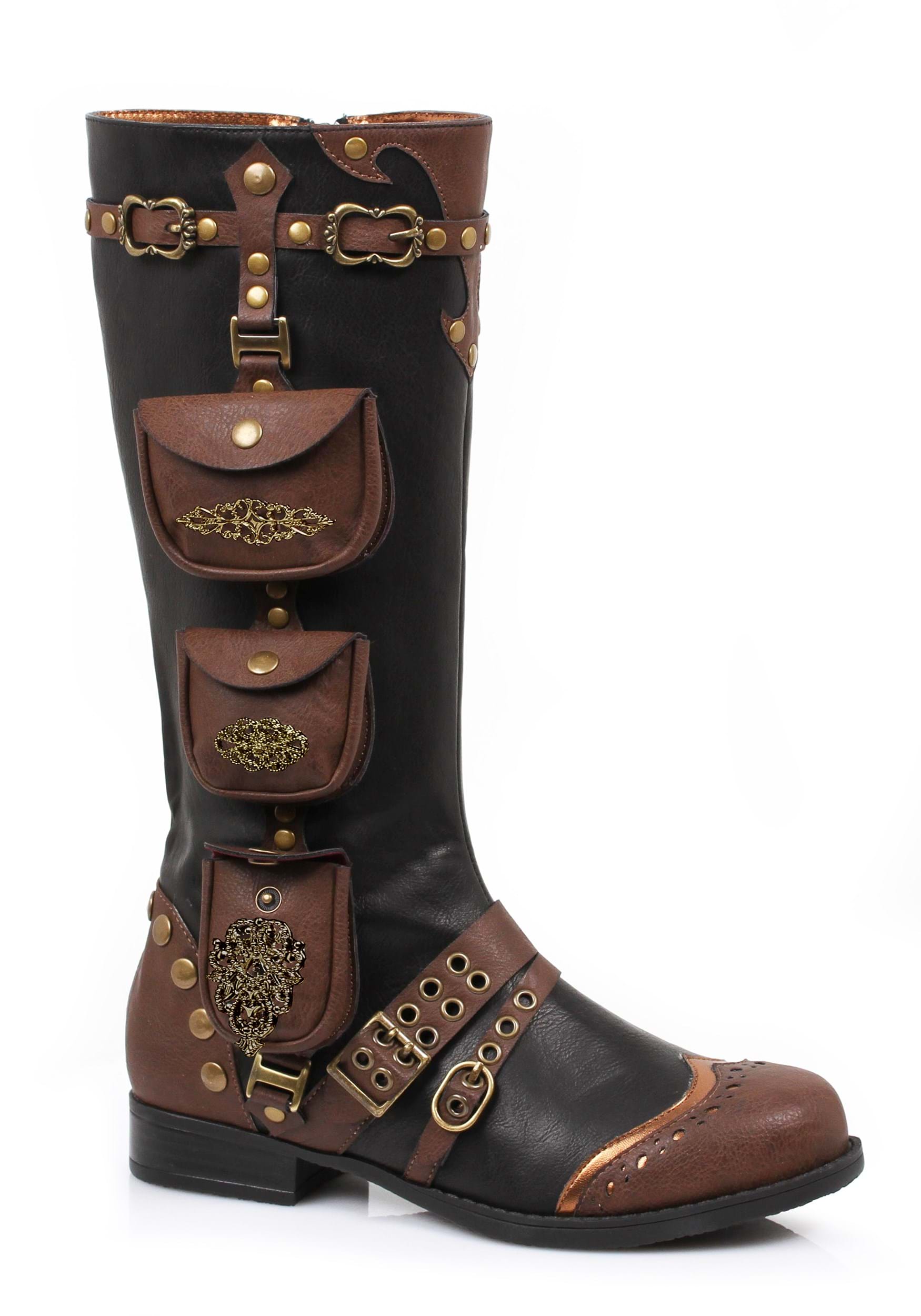 Image of Steampunk Women's Boots ID EE181SILAS-11