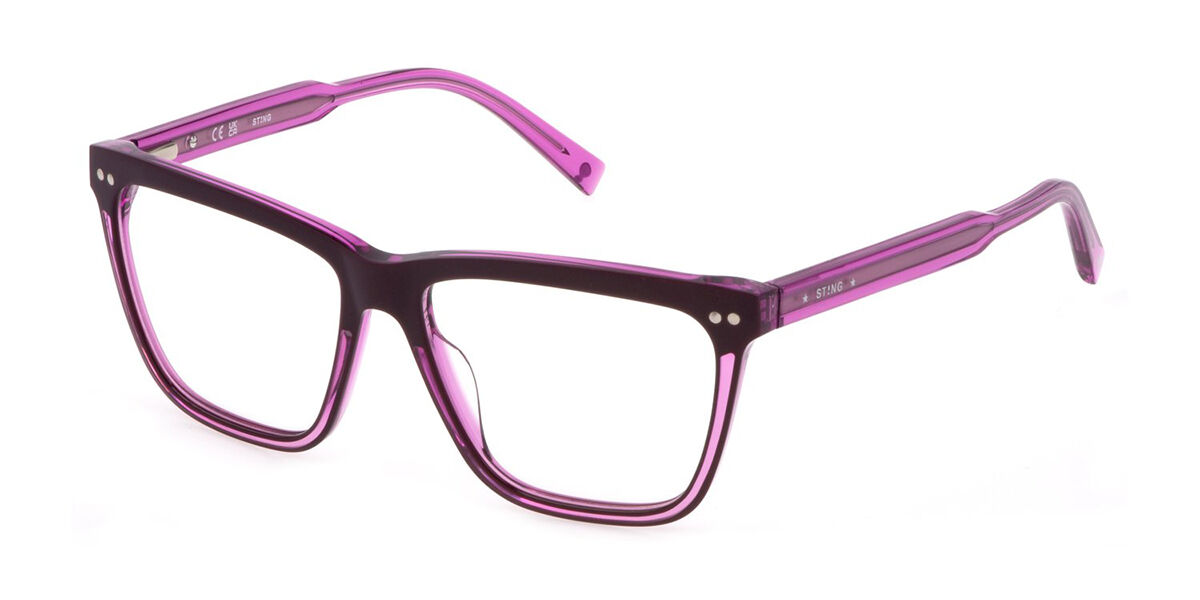 Image of Sting VST453 06UL Óculos de Grau Purple Masculino PRT