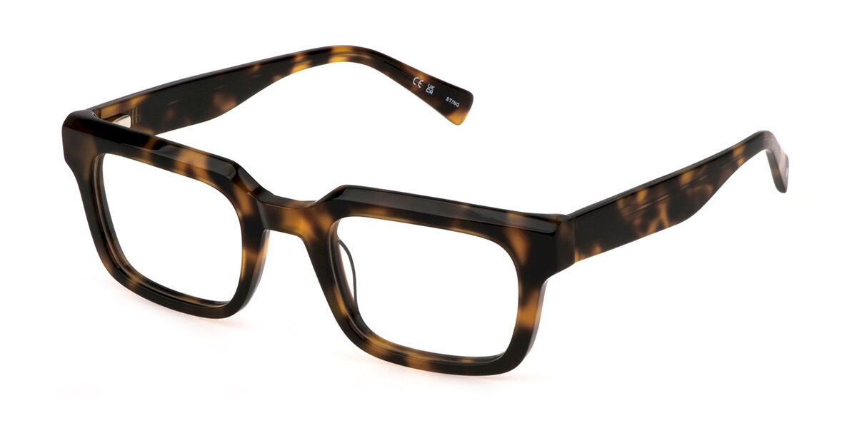 Image of Sting VST484 0741 Óculos de Grau Tortoiseshell Masculino PRT