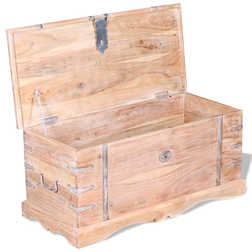 Image of Storage Chest Acacia Wood