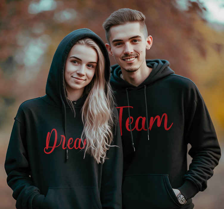 Image of Sudaderas de novios equipo de ensueño