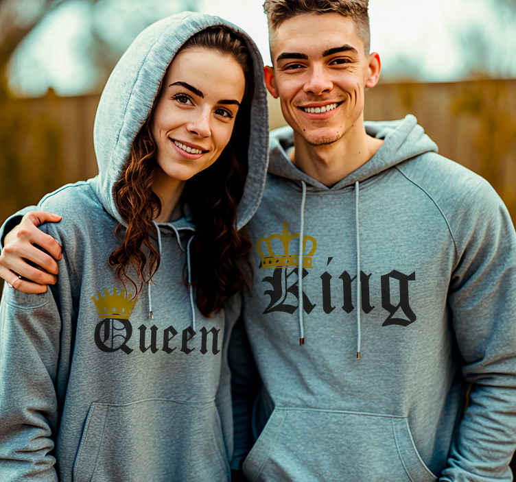 Image of Sudaderas novios pareja de reyes