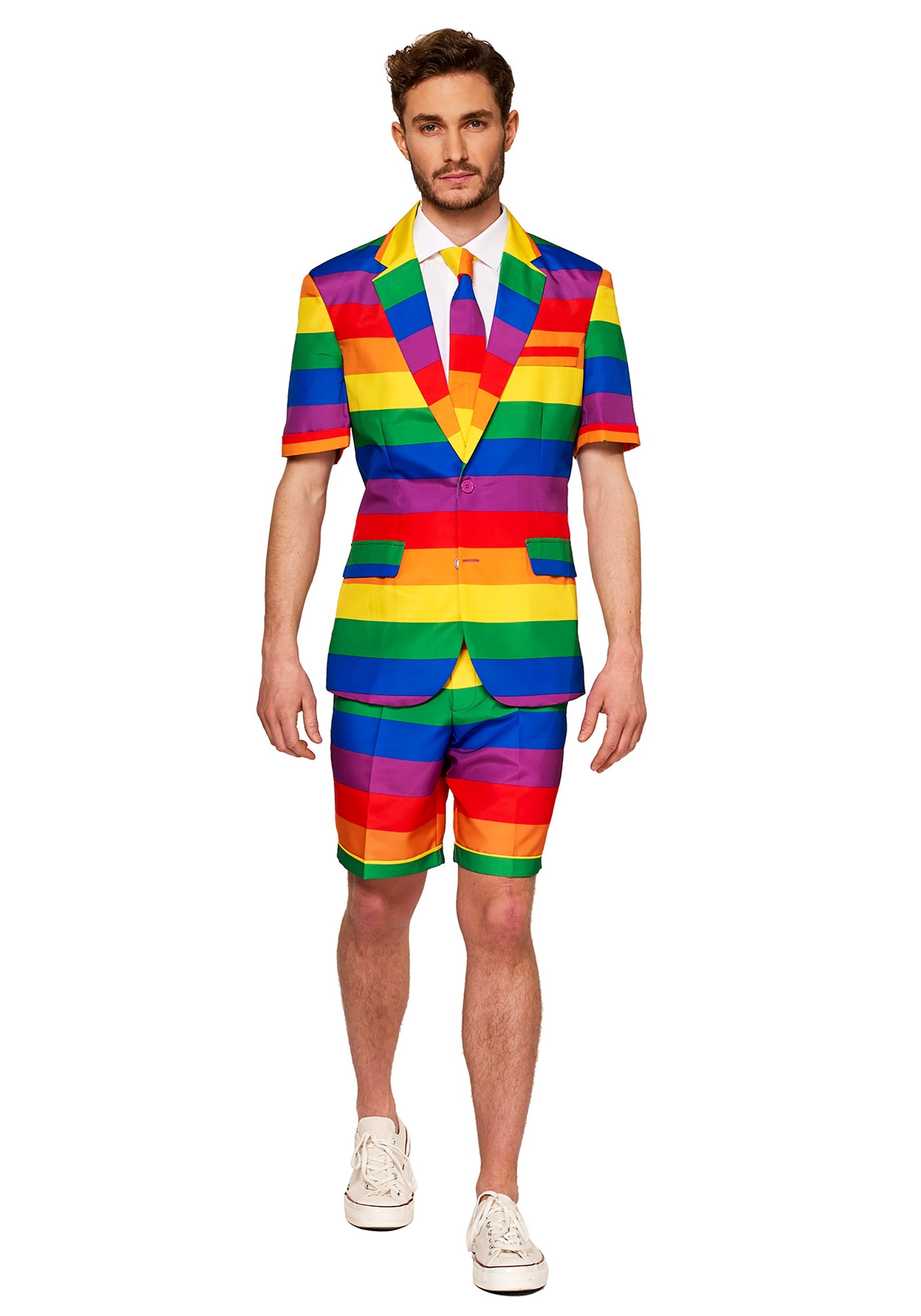 Image of Suitmeister Rainbow Men's Summer Suit ID OSOBSU-0007-M