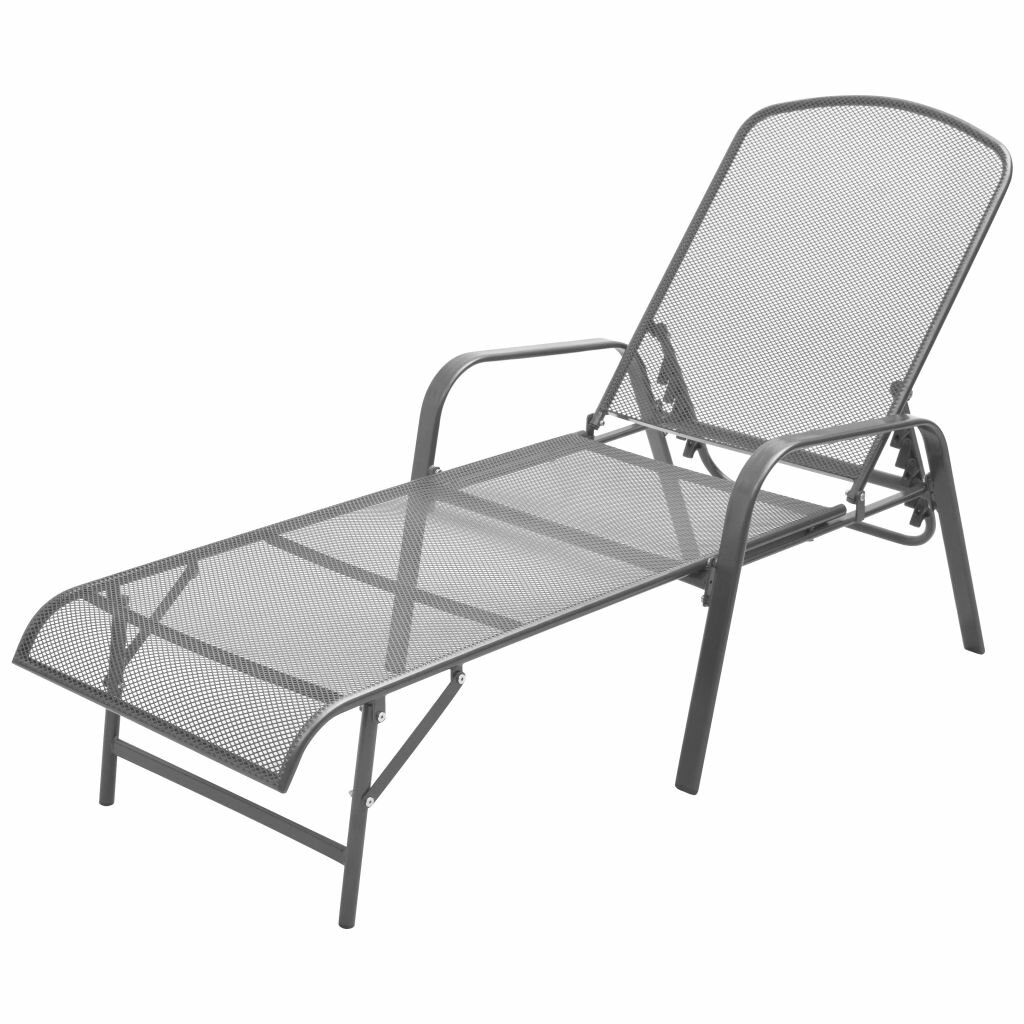 Image of Sun Lounger Steel Anthracite