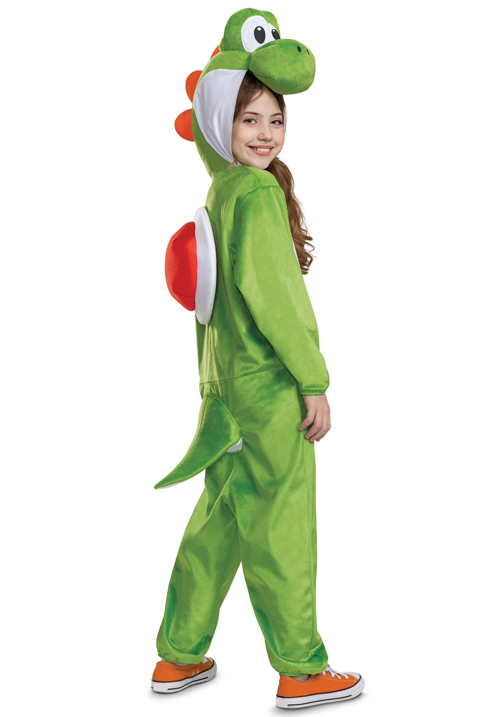 Image of Super Mario Bros Yoshi Hooded Kid's Jumpsuit ID DI146389-14/16