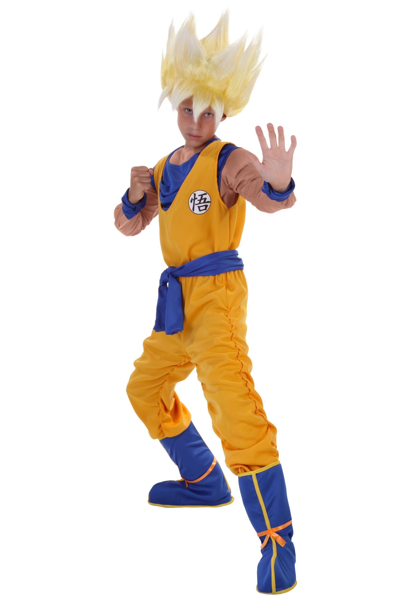 Image of Super Saiyan Goku Kids Costume ID DBZ2211CH-S