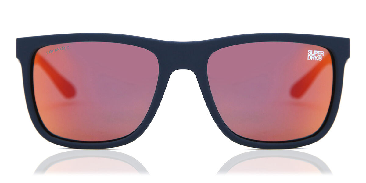 Image of Superdry SDS RUNNERX Polarized 105P Óculos de Sol Azuis Masculino PRT