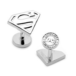 Image of Superman Cufflinks - Silver