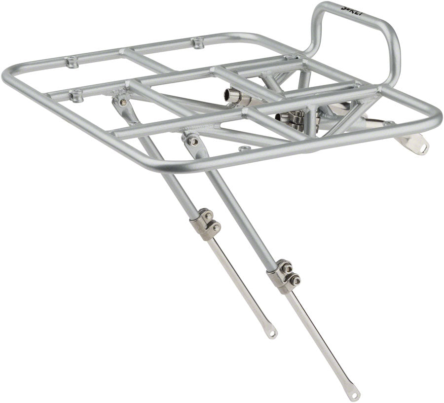 Image of Surly 24-Pack Rack Front Rack - Steel Silver