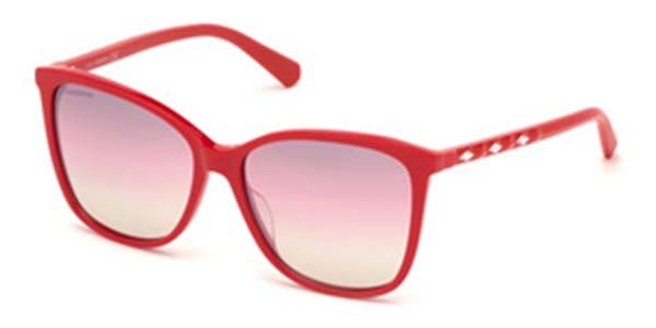 Image of Swarovski SK0222 66U Óculos de Sol Vermelhos Feminino PRT