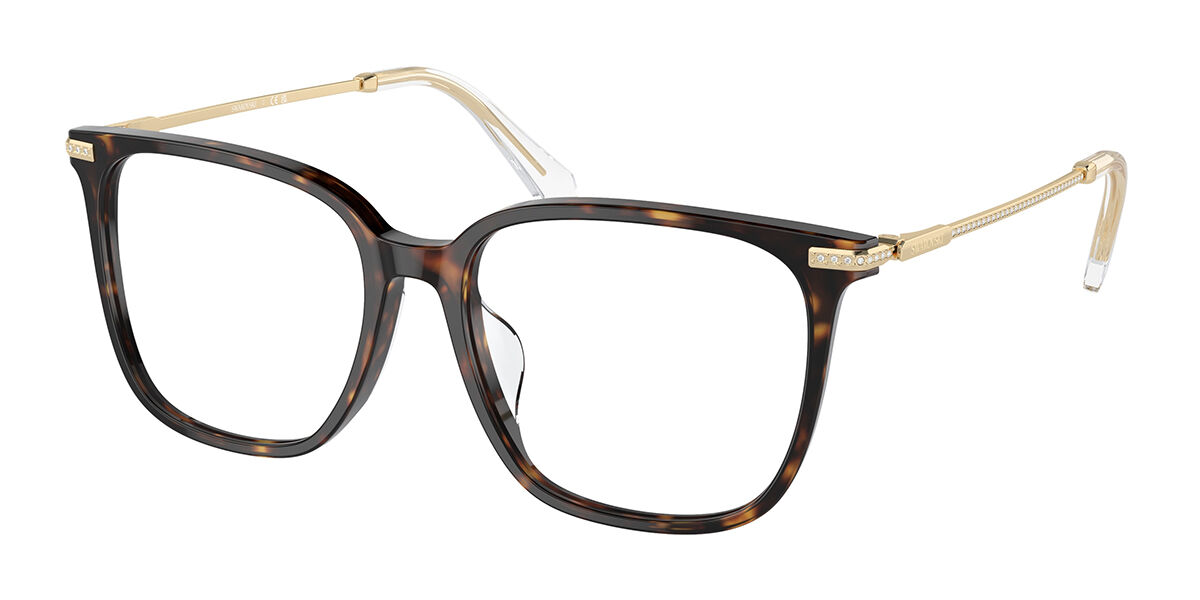 Image of Swarovski SK2016D Asian Fit 1002 54 Tortoiseshell Damskie Okulary Korekcyjne PL