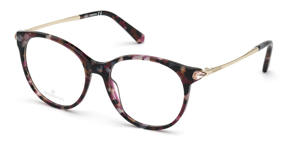 Image of Swarovski SK5372 055 Óculos de Grau Tortoiseshell Feminino BRLPT