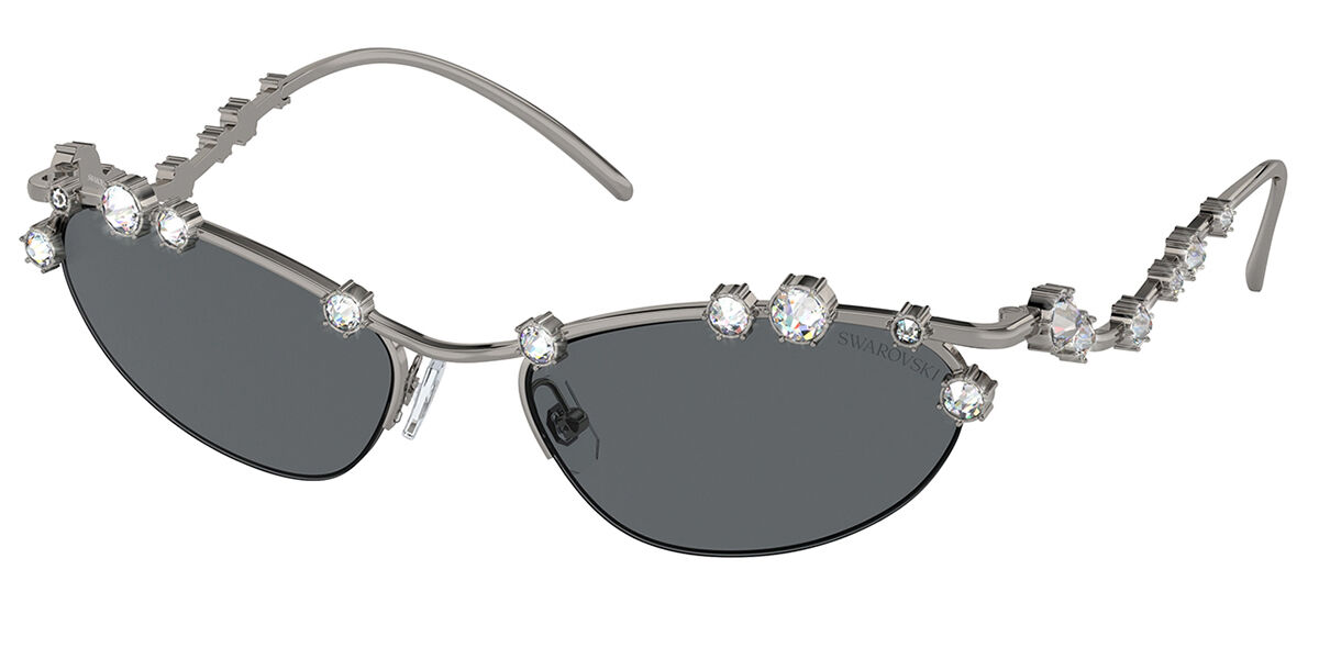 Image of Swarovski SK7016 400987 Óculos de Sol Feminino Gunmetal BRLPT