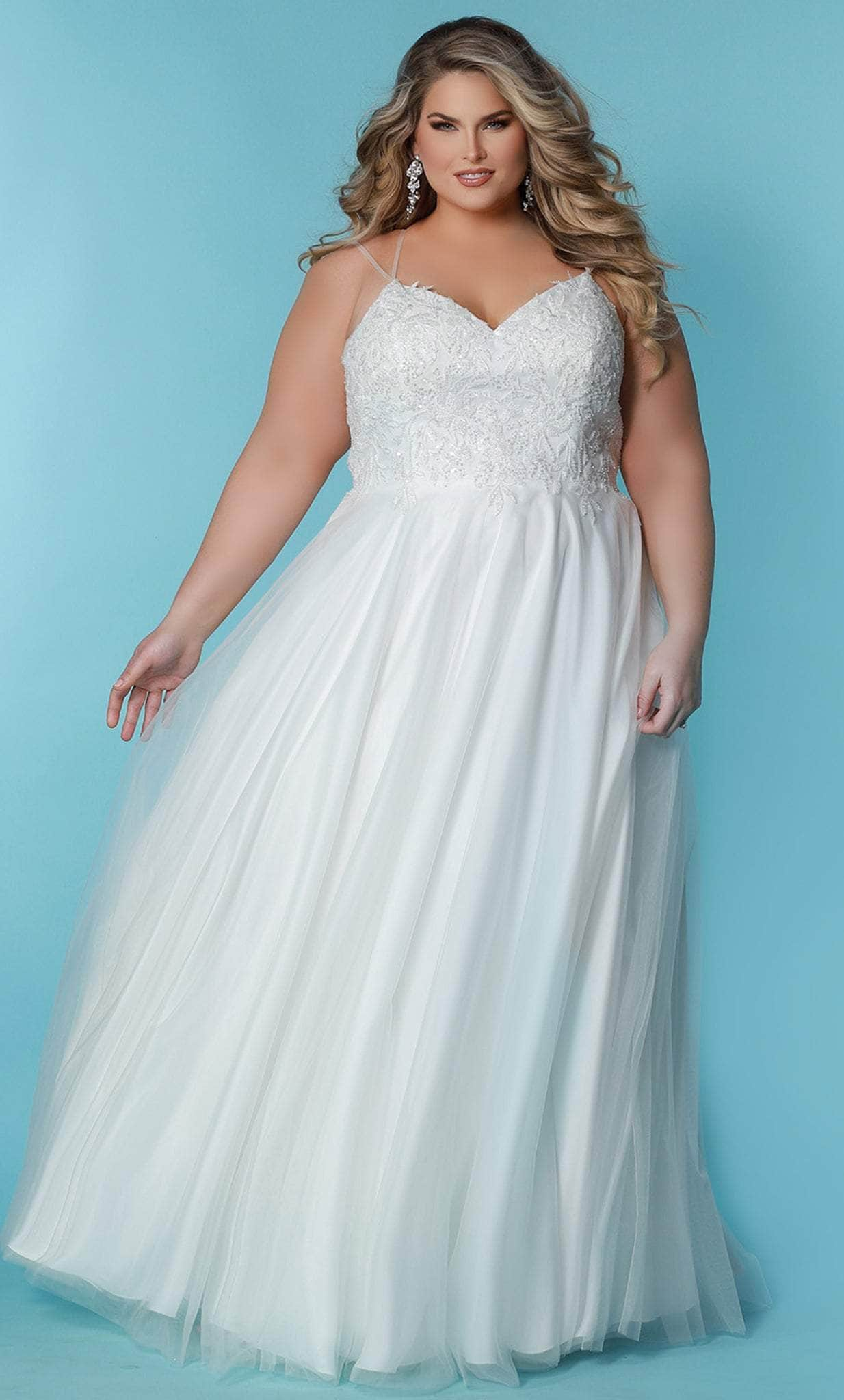 Image of Sydney's Closet Bridal SC5283 - A-line Beaded Bridal Gown