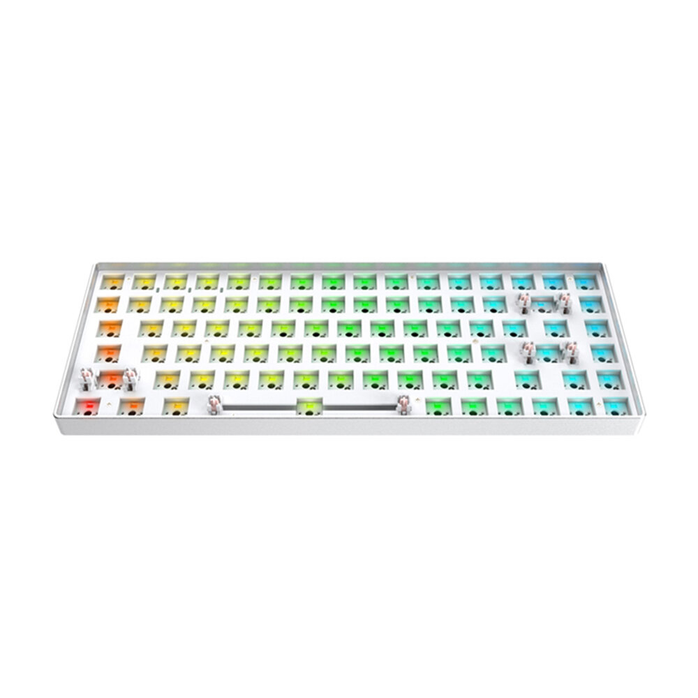 Image of TEAMWOLF CIY84 Mechanical Keyboard Customized Kit 84 Keys Macro Hot-Swappable 3/5-Pin Switch RGB Backlit Type-C Wired Al