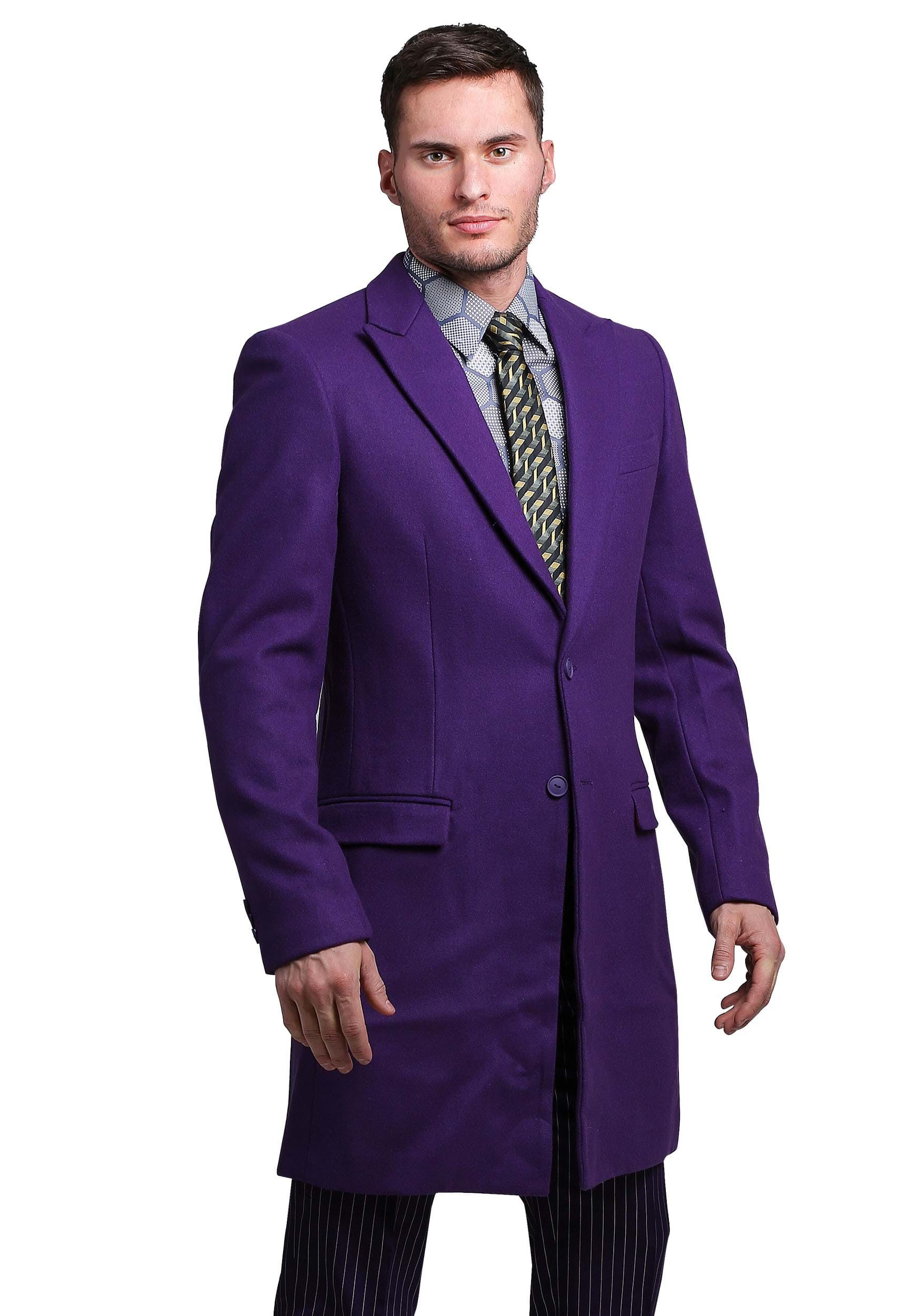 Image of THE JOKER Slim Fit Suit Overcoat (Authentic) ID FUN9011O-44