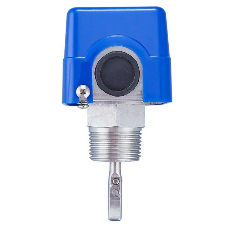 Image of TMOK 1/2" 3/4" 1" Water Flow Switch 304 Stainless Steel HFS-25 20 15 Adjustable 220VAC 15A Liquid Water Flow Paddle Cont