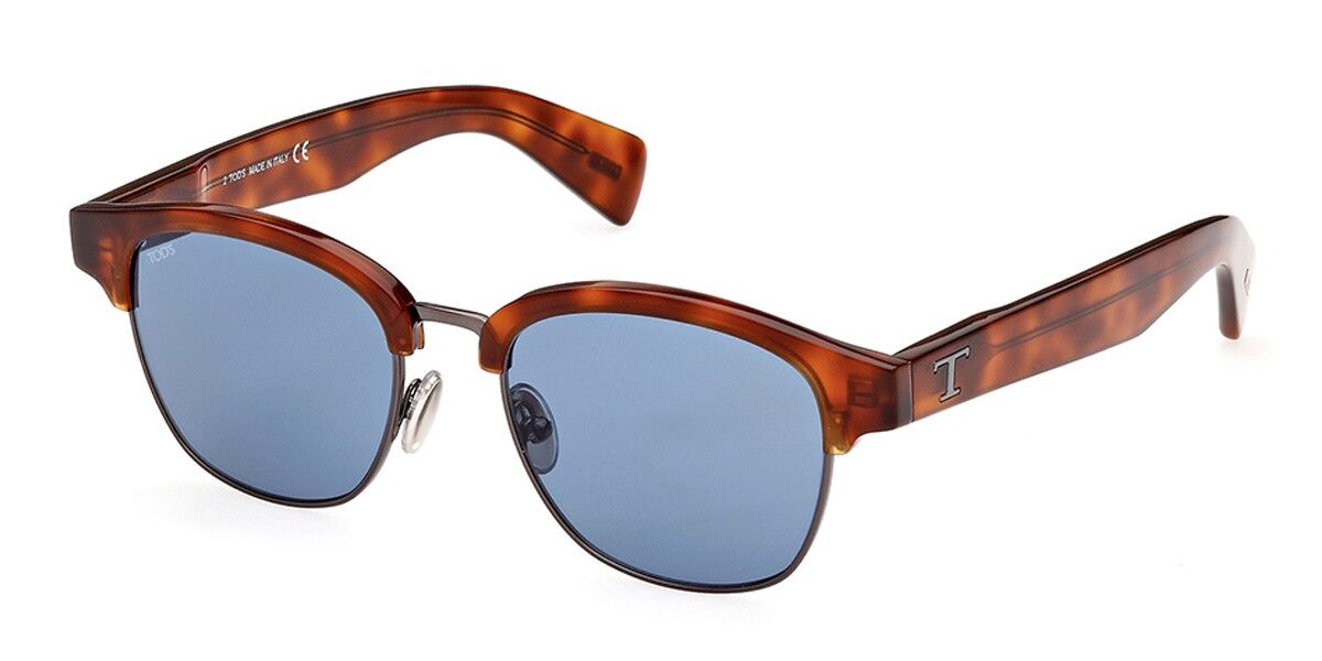 Image of TODS TO0332 53V 51 Lunettes De Soleil Homme Tortoiseshell FR