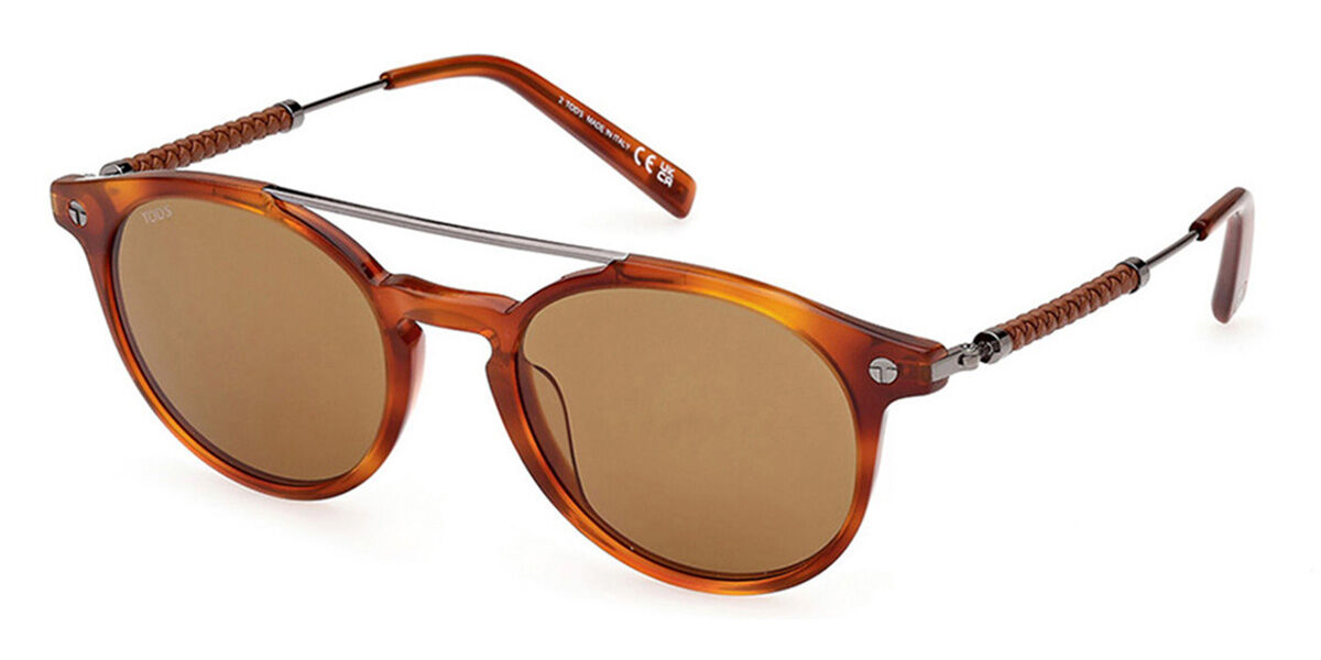 Image of TODS TO0377 53E Óculos de Sol Tortoiseshell Masculino BRLPT