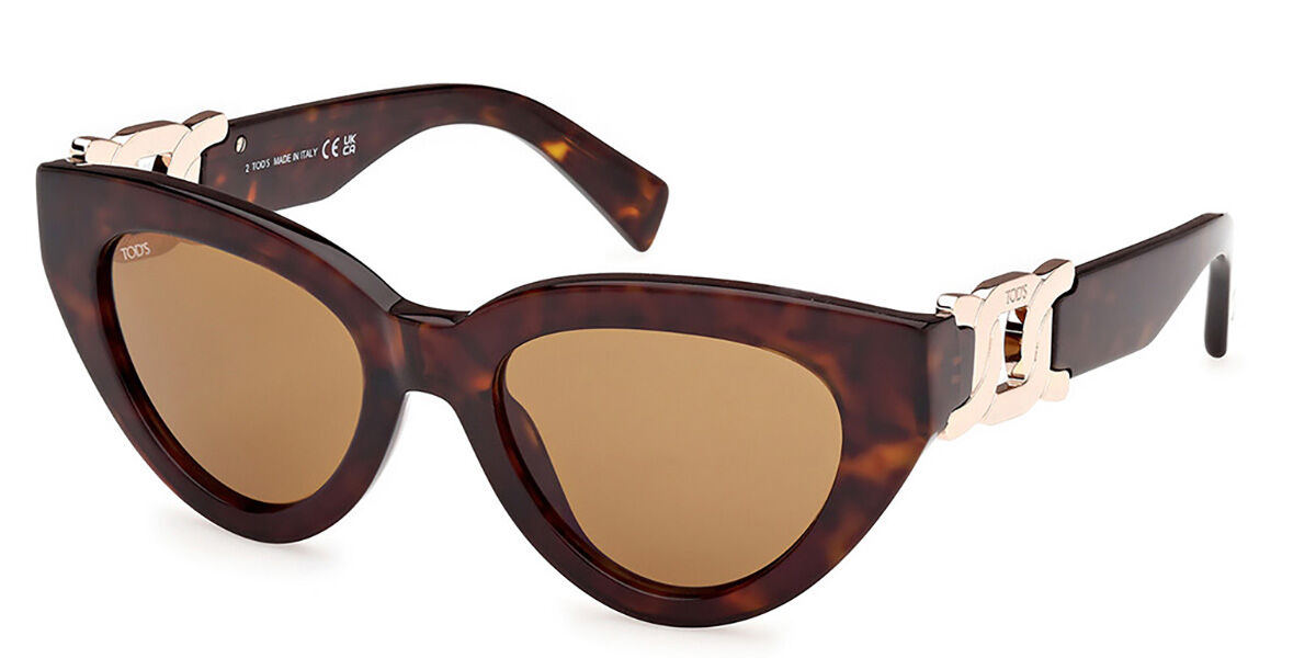 Image of TODS TO0380 52E 51 Lunettes De Soleil Femme Tortoiseshell FR