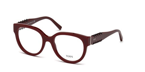 Image of TODS TO5175 069 Óculos de Grau Vinho Feminino BRLPT