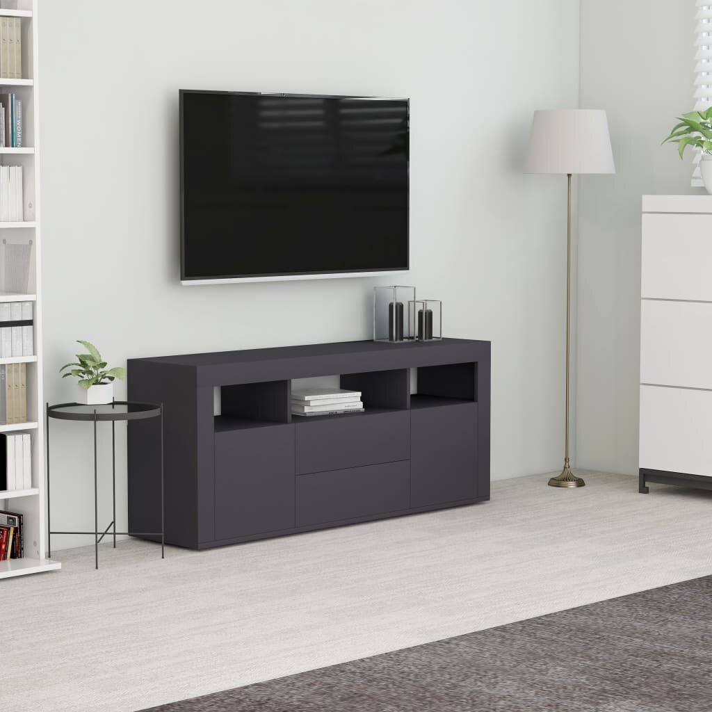 Image of TV Cabinet Gray 472"x118"x197" Chipboard