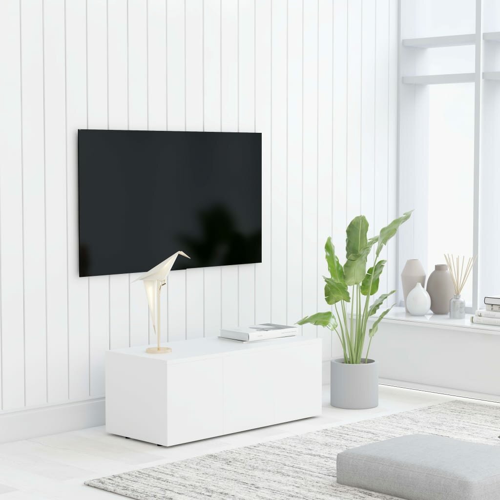 Image of TV Cabinet White 315"x134"x118" Chipboard