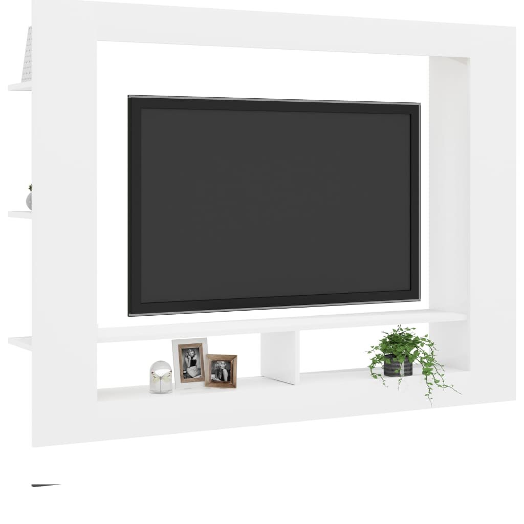 Image of TV Cabinet White 598"x87"x445" Chipboard