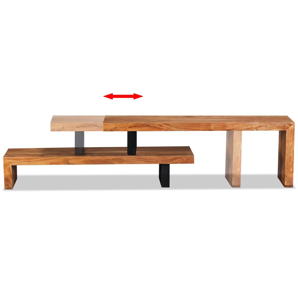 Image of TV Stand Solid Acacia Wood