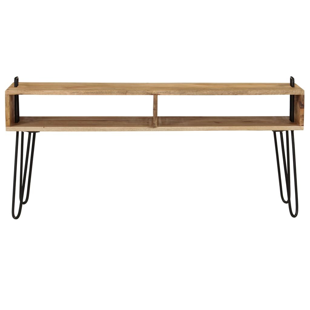 Image of TV Stand Solid Mango Wood 433"x138"x177"