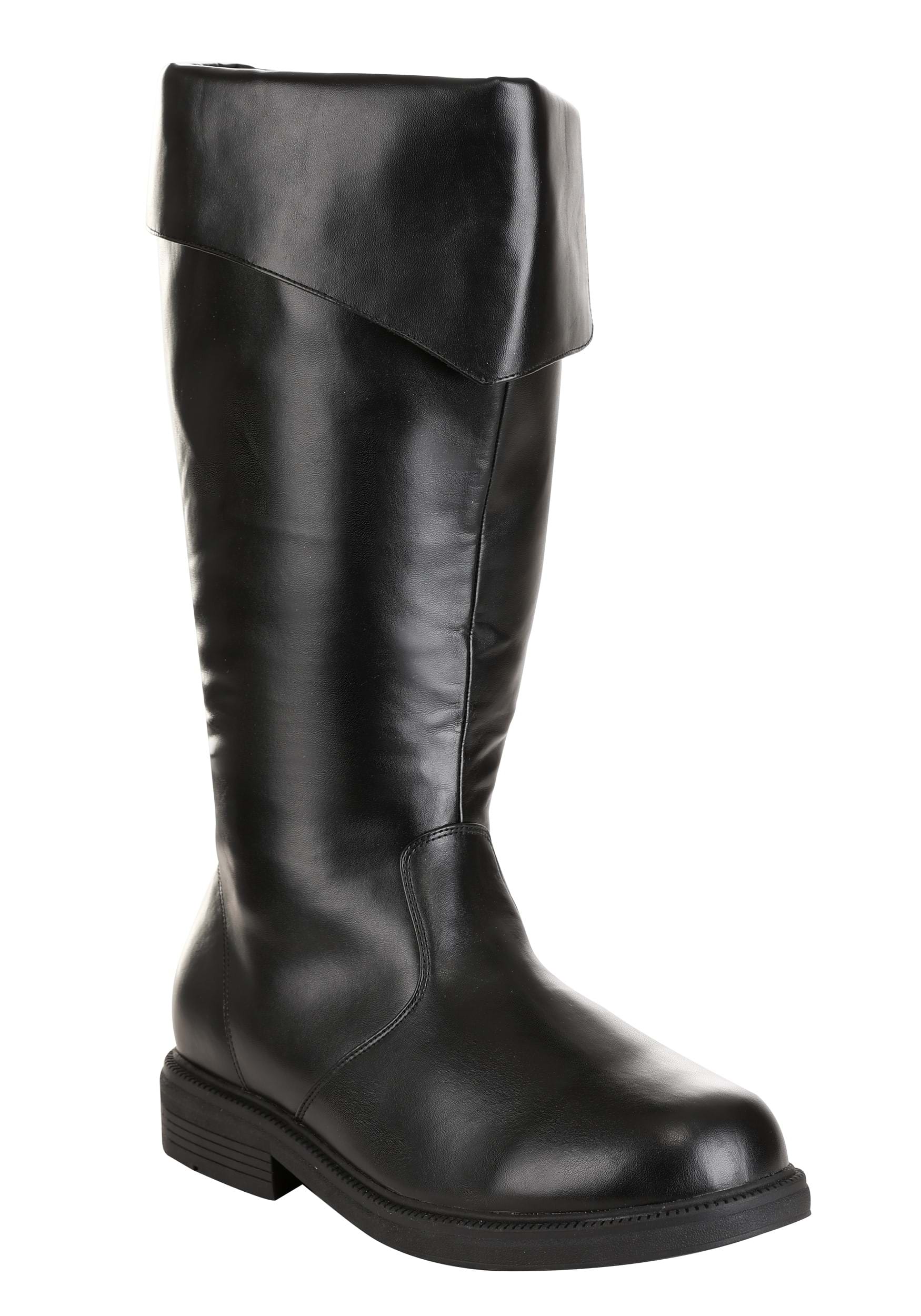 Image of Tall Black Costume Boots for Men ID FUN3408AD-6