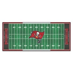 Image of Tampa Bay Buccaneers Football Field Runner Rug