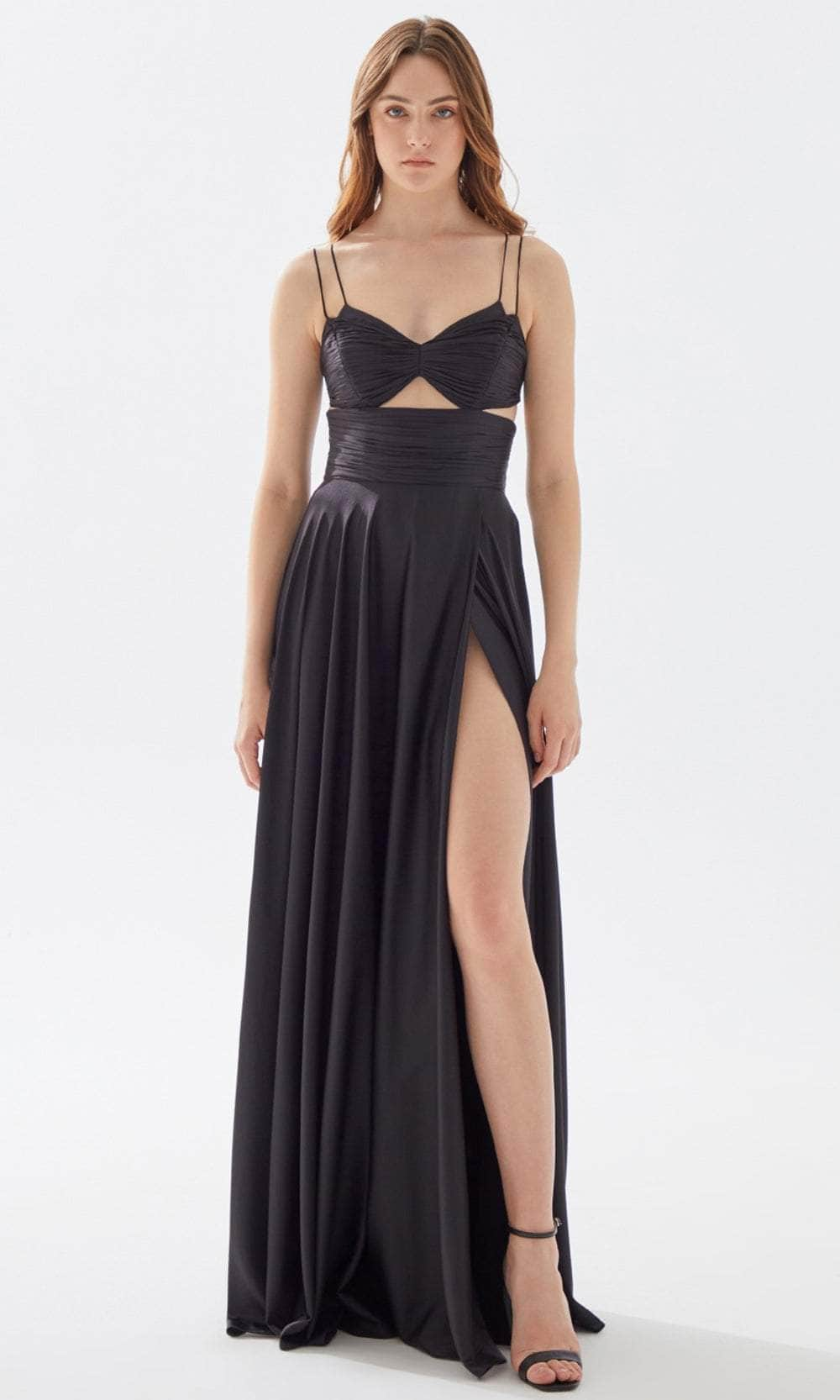 Image of Tarik Ediz 52109 - Bandeau Styled Prom Dress