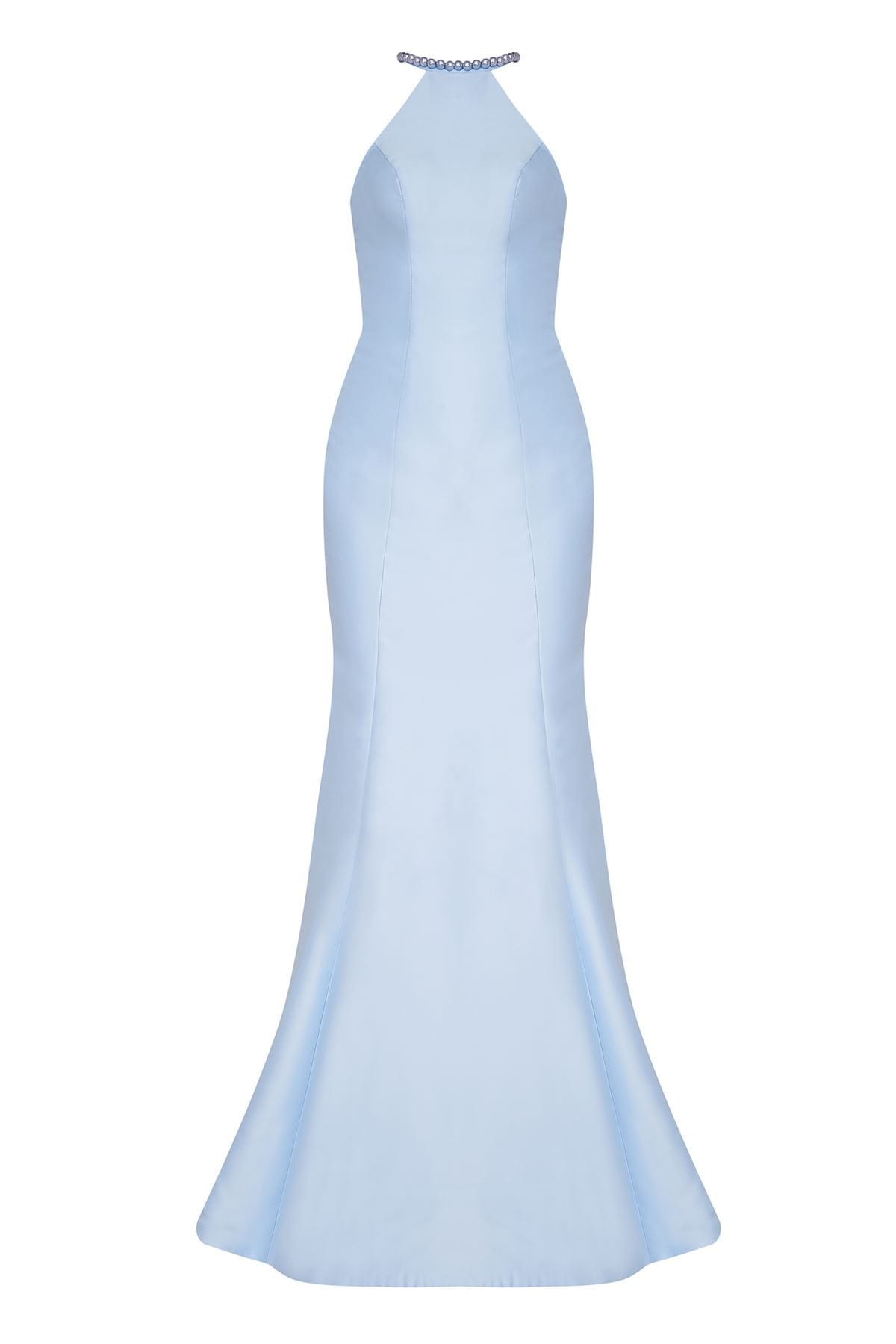 Image of Tarik Ediz - Halter Neck Mermaid Dress 50077